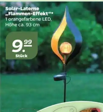 NETTO Solar Laterne Flammen Effekt Angebot