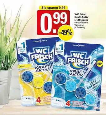 WEZ Wc frisch kraft aktiv duftspuler Angebot