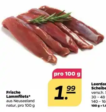 NETTO Frische Lammfilets 100g Angebot