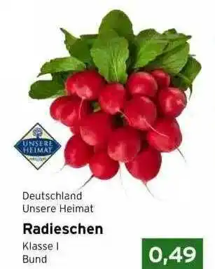 CAP Markt Unsere heimat radieschen Angebot