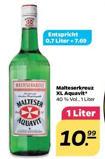 NETTO Malteserkreuz XL Aquavit 1L Angebot