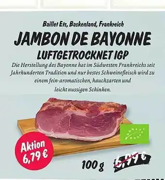 Temma Jambon de bayonne luftgetrocknet igp Angebot