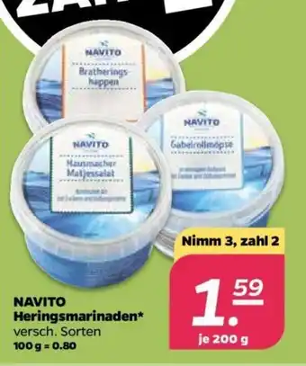 NETTO Navito Heringsmarinaden 200g Angebot