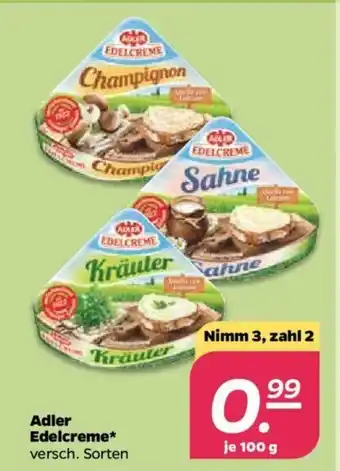 NETTO Adler Edelcreme 100g Angebot