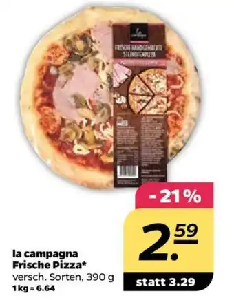 NETTO La Campagna Frische Pizza 390g Angebot