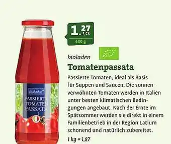 Ebl Naturkost Bioladen tomatenpassata Angebot