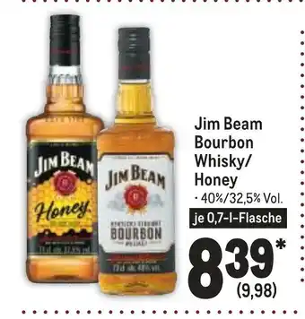 METRO Jim Beam Bourbon Whiskey/Honey 700ml Angebot