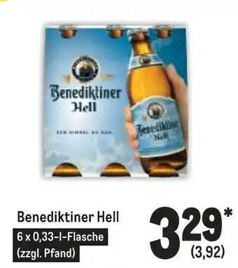 METRO Benediktiner Hell 6*330ml Angebot