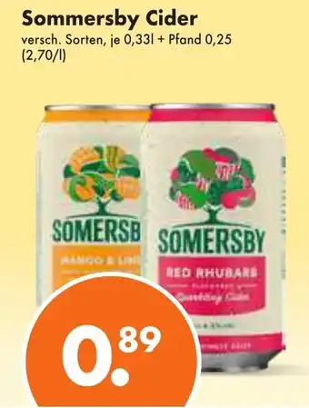 Trink und Spare Sommersby Cider 330ml Angebot