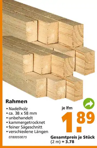 Globus Baumarkt Rahmen Angebot