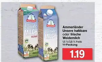 Famila Nord Ost Ammerländer unsere haltbare oder frische weidemilch Angebot