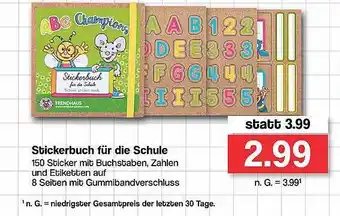 Famila Nord Ost Stickerbuch für die schule Angebot