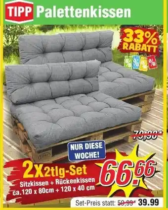 Wiglo Wunderland Palettenkissen Angebot