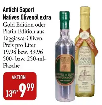 Galeria Markthalle Antichi Sapori Natives Olivenöl Extra 500-250 ml Flasche Angebot