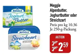 Galeria Markthalle Meggle Alpenbutter, Joghurtbutter oder Streichzart 250 g Packung Angebot