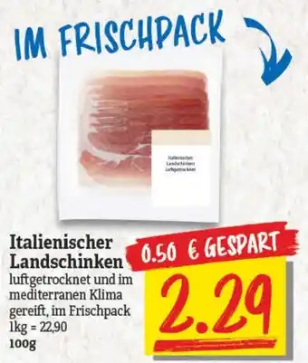 NP Discount Italienischer Landschinken 100g Angebot