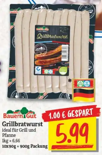 NP Discount Bauern Gut Grillbratwurst 900 g Packung Angebot