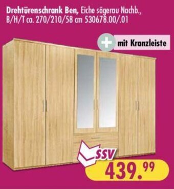 Möbel Boss Drehtürenschrank Ben Angebot
