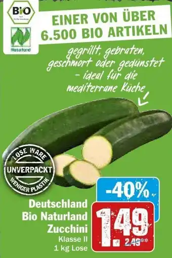 dodenhof Deutschland Bio Naturland Zucchini 1 kg Angebot