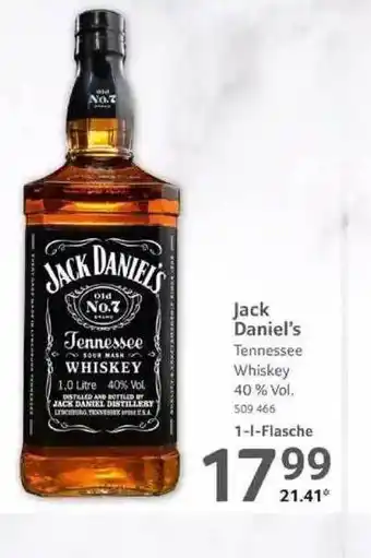 Selgros Jack daniel's Angebot