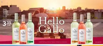 Selgros Gallo family weine Angebot