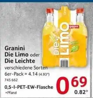 Selgros Granini die limo oder die leichte Angebot