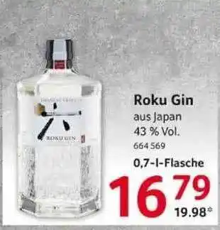 Selgros Roku gin Angebot