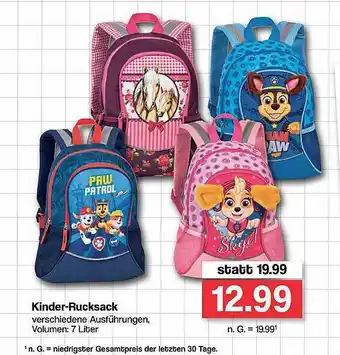 Famila Nord Ost Kinder-rucksack Angebot