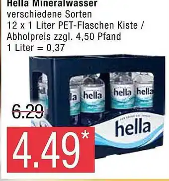 Marktkauf Hella mineralwasser Angebot