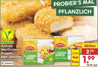 Netto Marken-Discount Gutfried wie chicken-nuggets oder -schnitzel Angebot