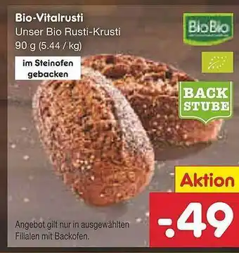 Netto Marken-Discount Biobio bio-vitalrusti Angebot