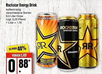 Edeka Rockstar energy drink Angebot