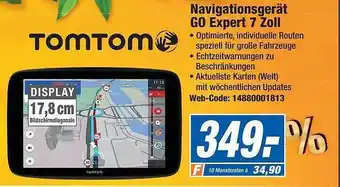 Expert Tomtom navigationsgerät go expert 7 zoll Angebot