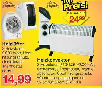 Jawoll Tim home heizlüfter oder heizkonvektor Angebot