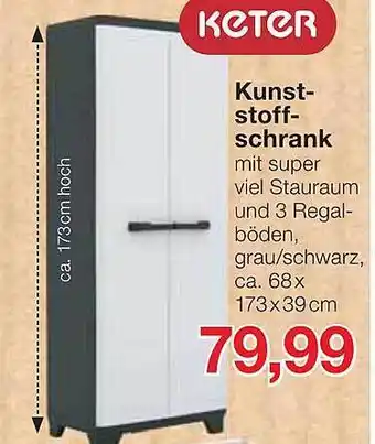 Jawoll Kunst-stoff-schrank Angebot