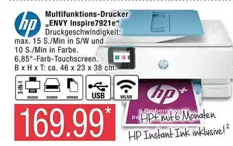 Marktkauf Hp multifunktions-drucker „envy inspire 7921e” Angebot