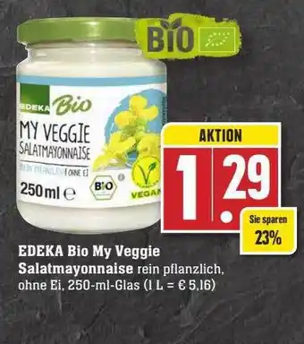 Scheck-in-Center Edeka bio my veggie salatmayonnaise Angebot