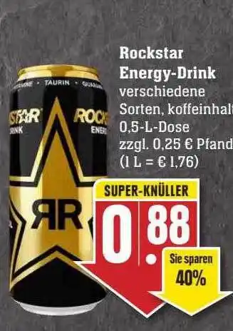 Scheck-in-Center Rockstar energy drink Angebot