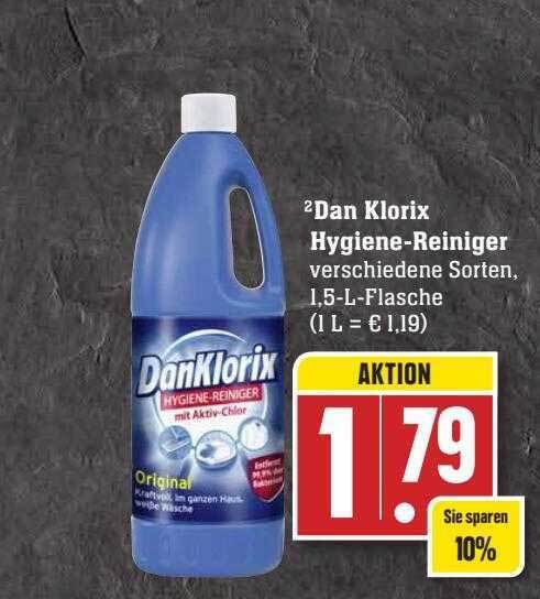 Dan klorix hygiene-reiniger Angebot bei Scheck-in-Center