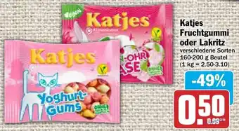 dodenhof Katjes Fruchtgummi oder Lakritz 160-200 g Beutel Angebot