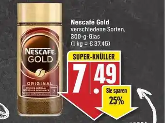 Scheck-in-Center Nescafé gold Angebot