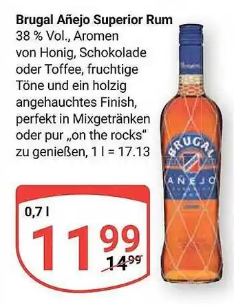 Globus Brugal anejo superior rum Angebot