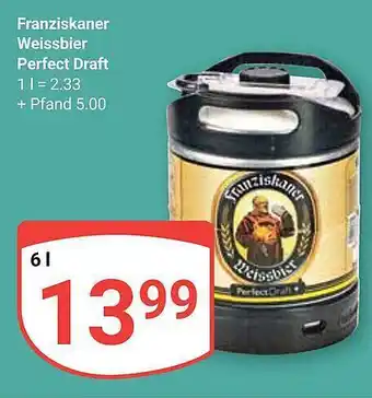 Globus Franziskaner weißbier perfect draft Angebot