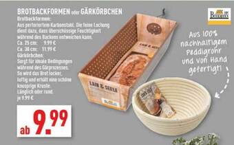 Marktkauf Brotbackformen oder gärkörbchen Angebot