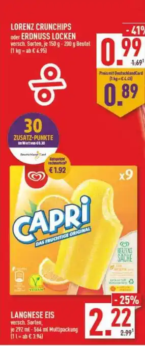 Marktkauf Lorenz crunchips oder erdnuss locken Angebot