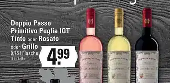 Meyer's Frischemarkt Doppio passo primitivo puglia igt tinto oder rosato oder grillo Angebot