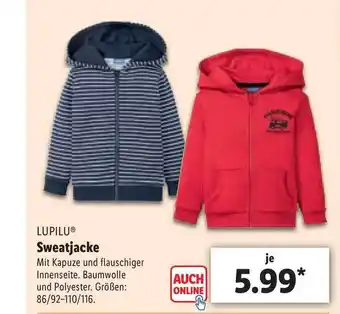 Lidl Lupilu Sweatjacke Angebot