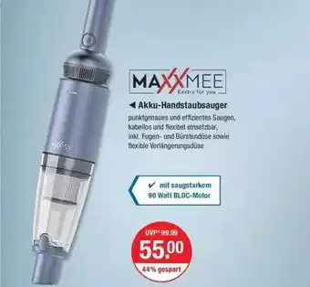 V Markt Maxxmee akku-handstaubsauger Angebot