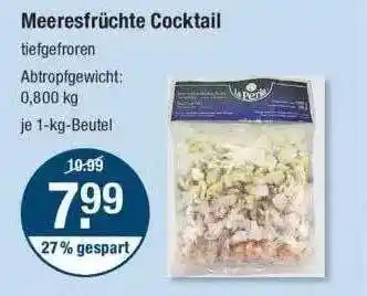 V Markt Meeresfrüchte cocktail Angebot