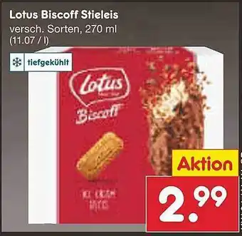 Netto Marken-Discount Lotus biscoff stieleis Angebot